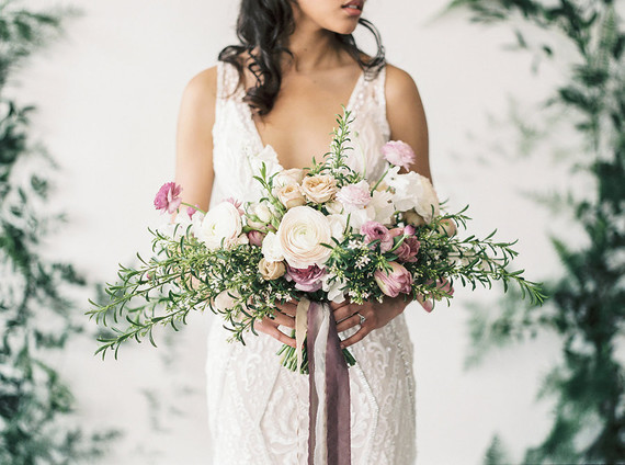 Spring bridal bouquet