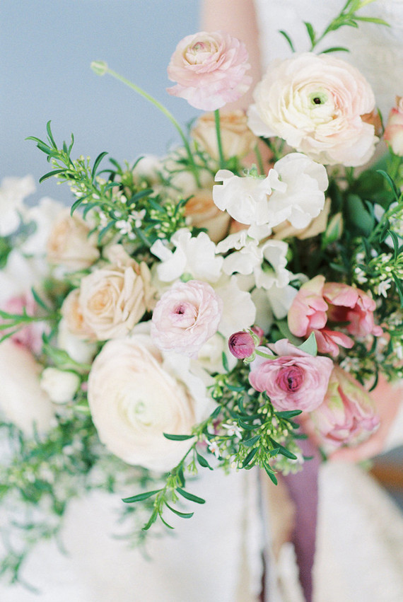Spring bridal bouquet