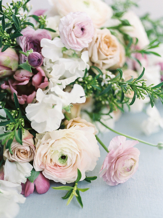 Spring wedding flowers