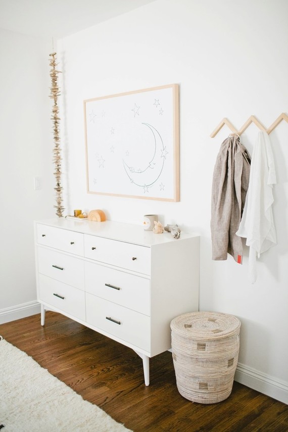 Modern, bright designer nursery by Almost Makes Perfect