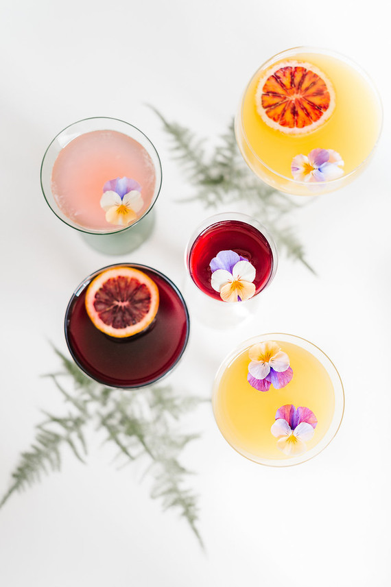 floral cocktails