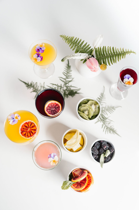 Floral cocktails