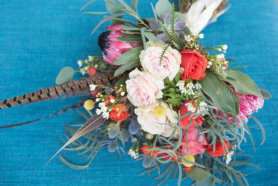 Desert bridal bouquet