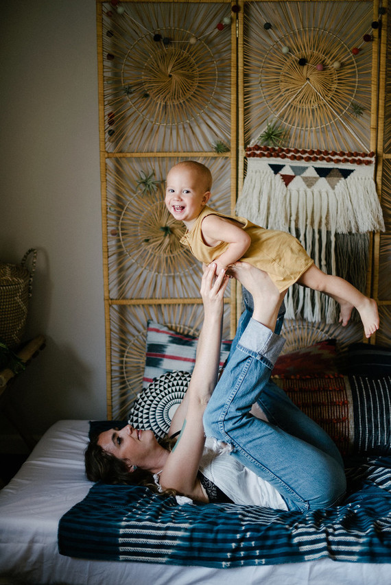 Bohemian mother-son photos