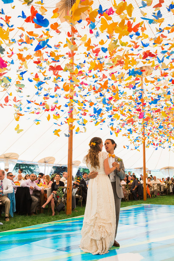 Butterfly wedding decor