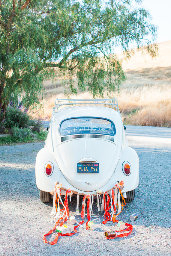 Vintage getaway car
