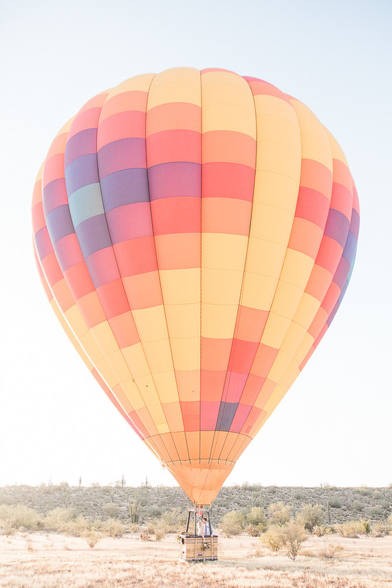 Hot air balloon portrait