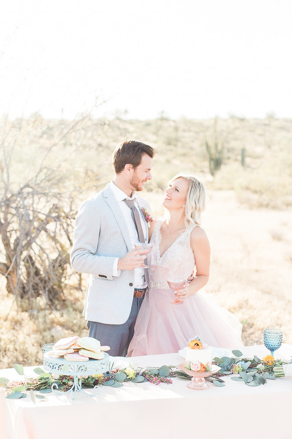Pink wedding portrait Inspiration