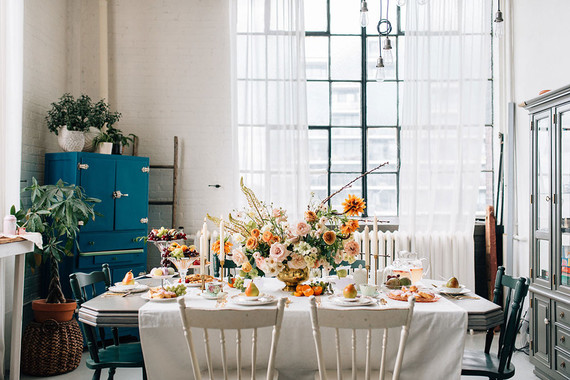 Vintage bachelorette tea party inspiration