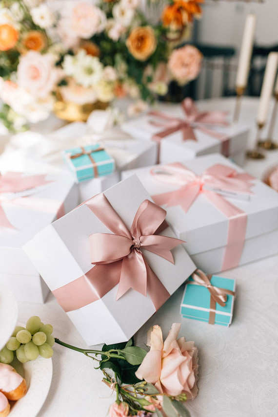 Pink gift wrap