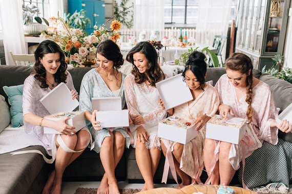 Bridesmaid gift box by Present Day Gifts Inspiration