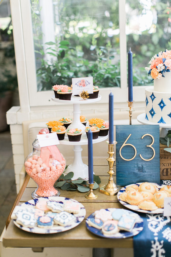 Spring dessert table