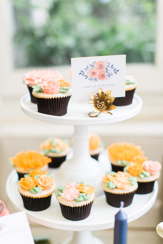 Floral cupcakes
