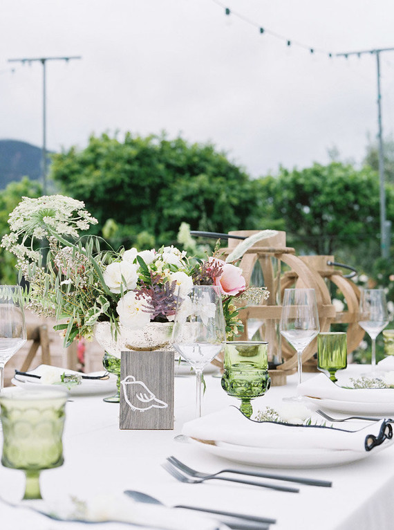 Rustic tablescape