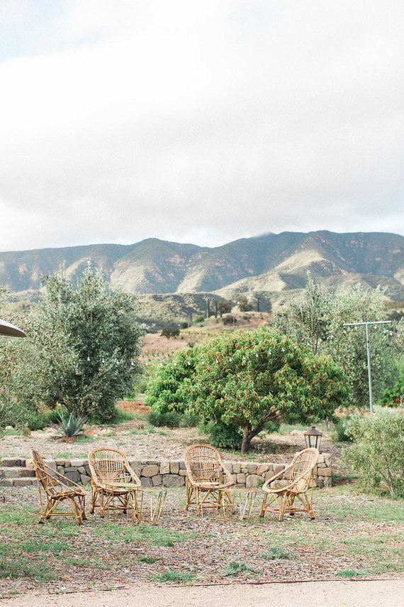 Rustic lounge seating