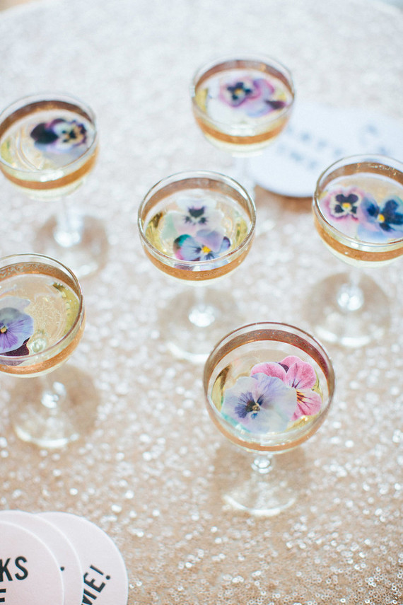 Floral cocktails