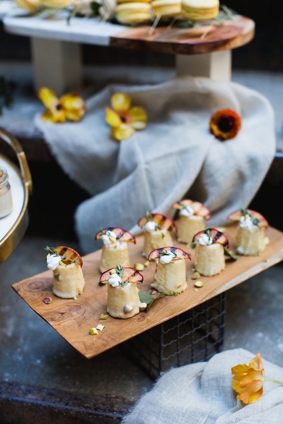 Modern wedding desserts