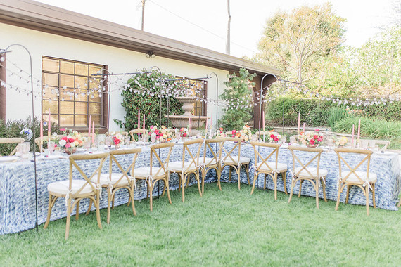 Spring tablescape