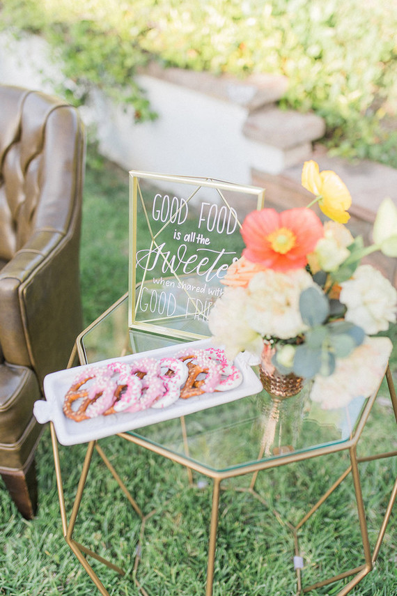Pink pretzels