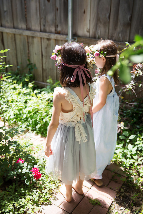 Spring girl's maypole party