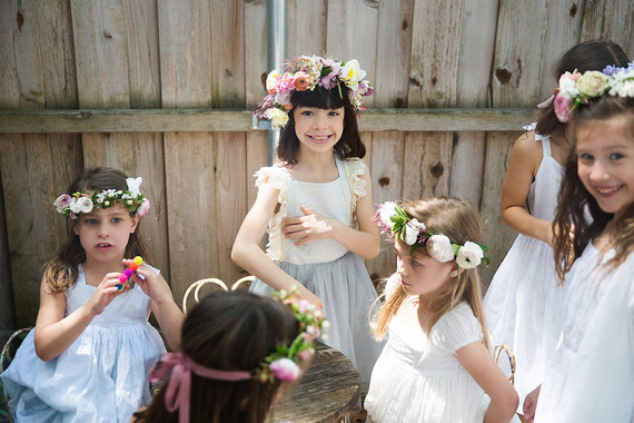 Spring girl's maypole party