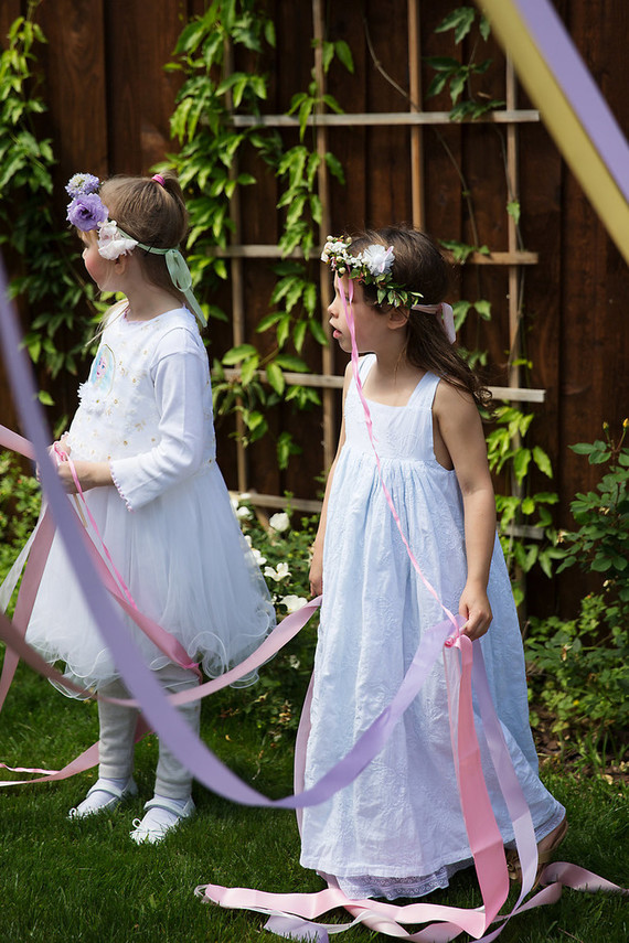 Spring girl's maypole party