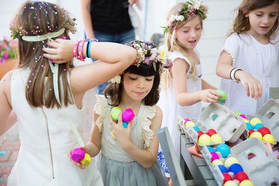 Spring girl's maypole party