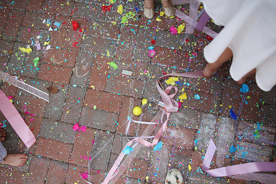 Spring girl's maypole party