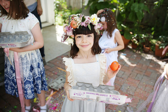 Spring girl's maypole party