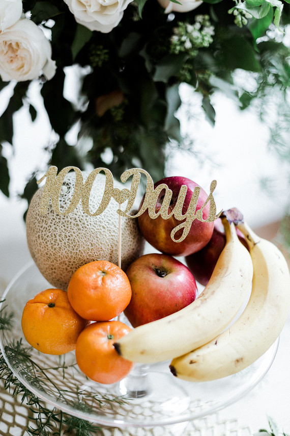 100 Days photo session and party Inspiration