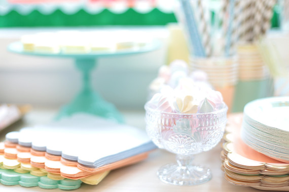 Pastel dessert party