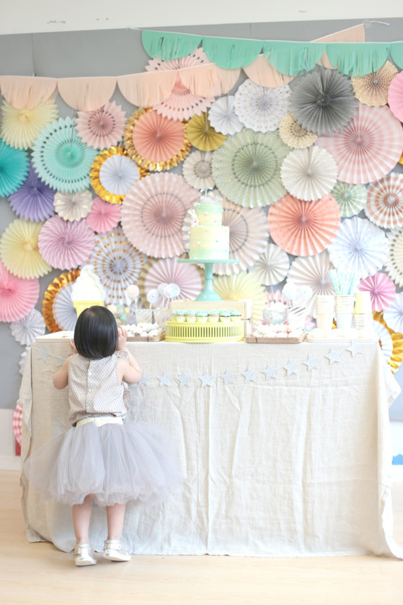 Pastel dessert party