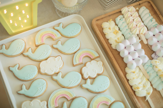 Pastel dessert party