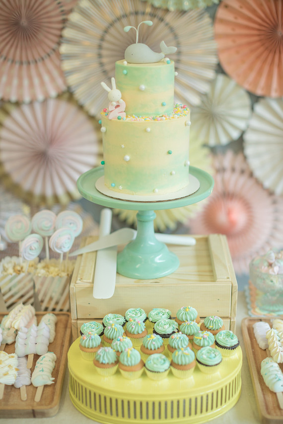 Pastel dessert party