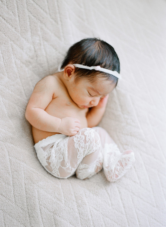 Elegant classic newborn photos