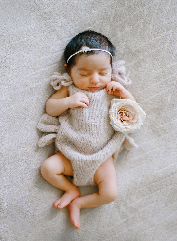 Elegant classic newborn photos