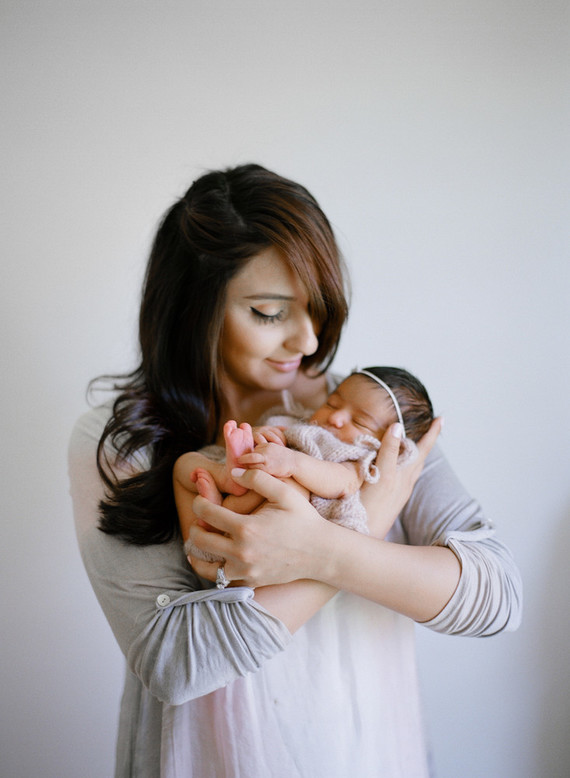 Elegant classic newborn photos