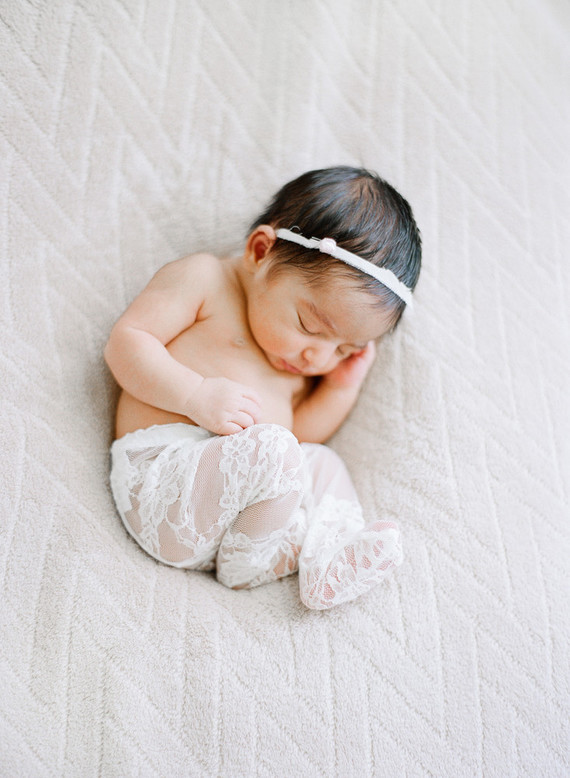 Elegant classic newborn photos