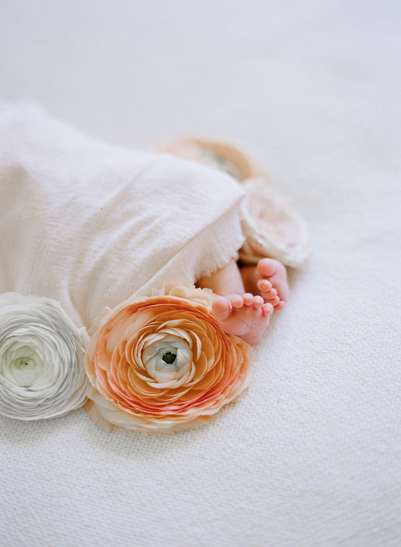 Elegant classic newborn photos