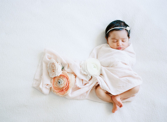 Elegant classic newborn photos