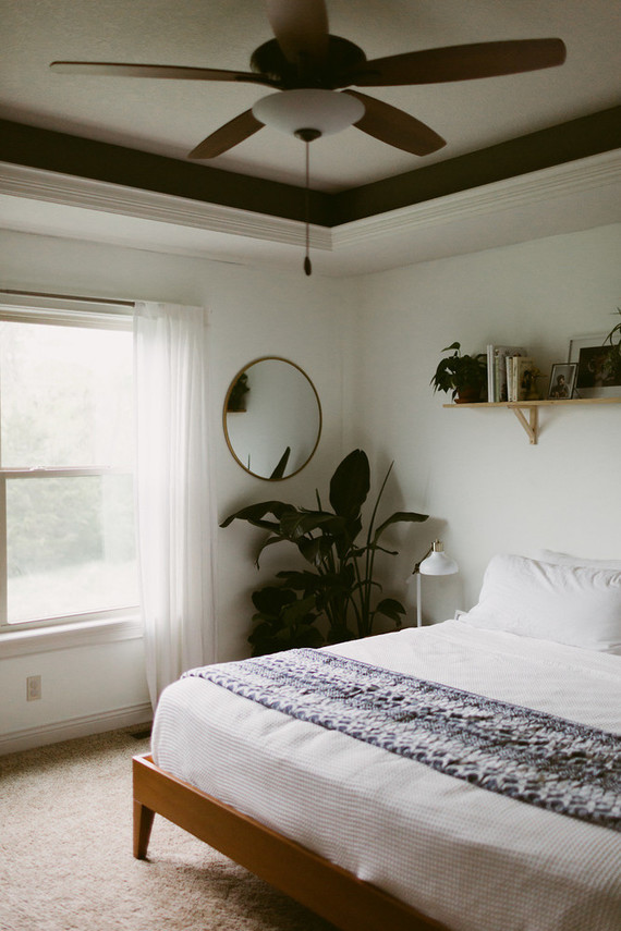 Modern homey bedroom