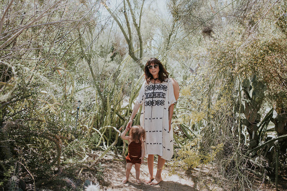 bohemian mother-daughter photos