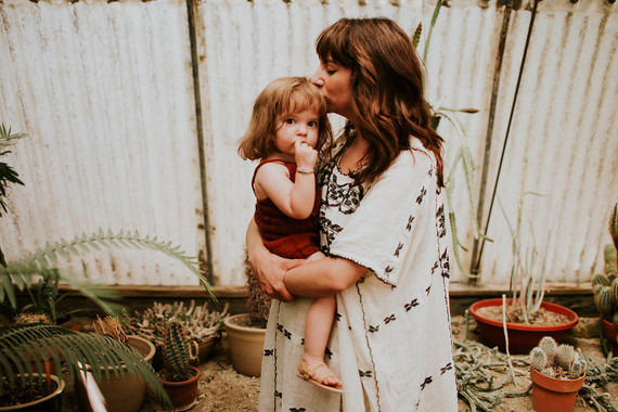 bohemian mother-daughter photos