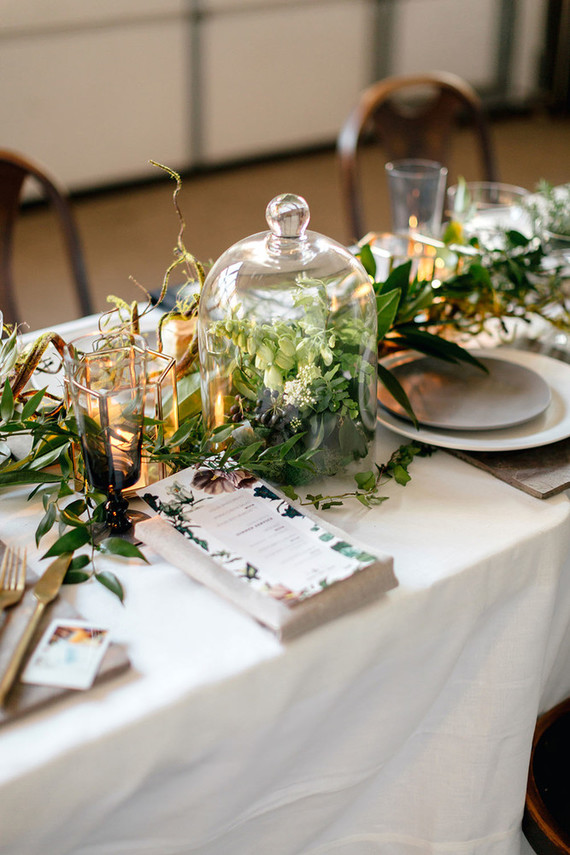 Greenery centerpiece