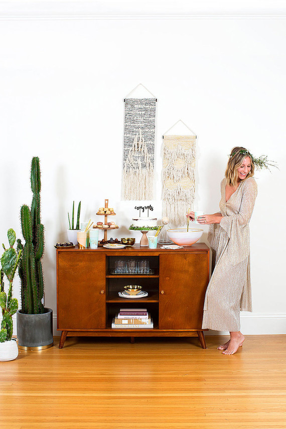 Boho bridal shower