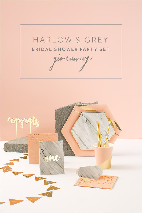 Harlow & Grey party supplies