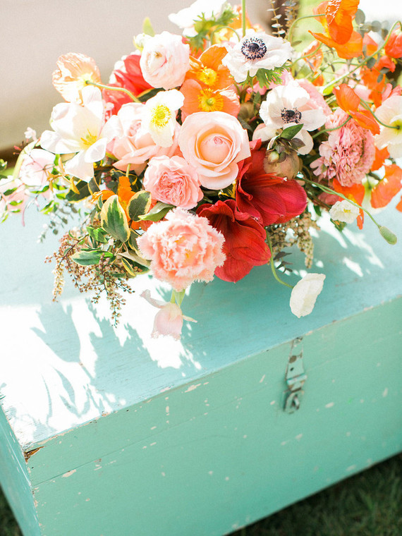 Spring wedding flowers