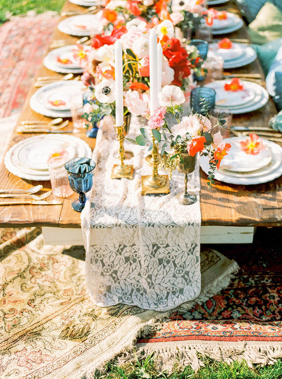 Spring boho wedding