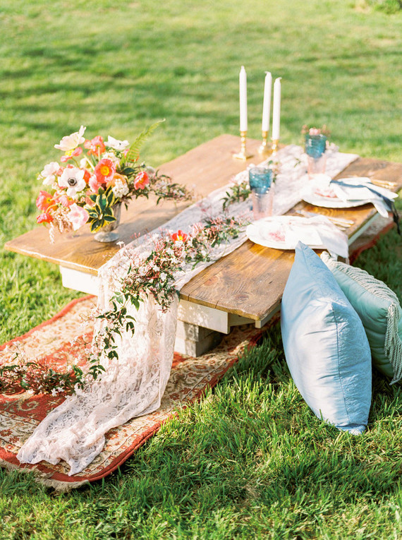 Boho tablescape