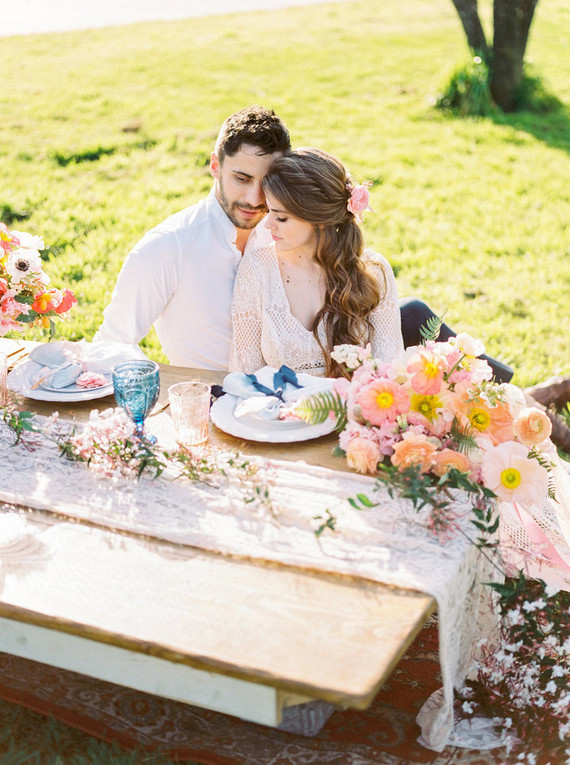 Spring boho wedding